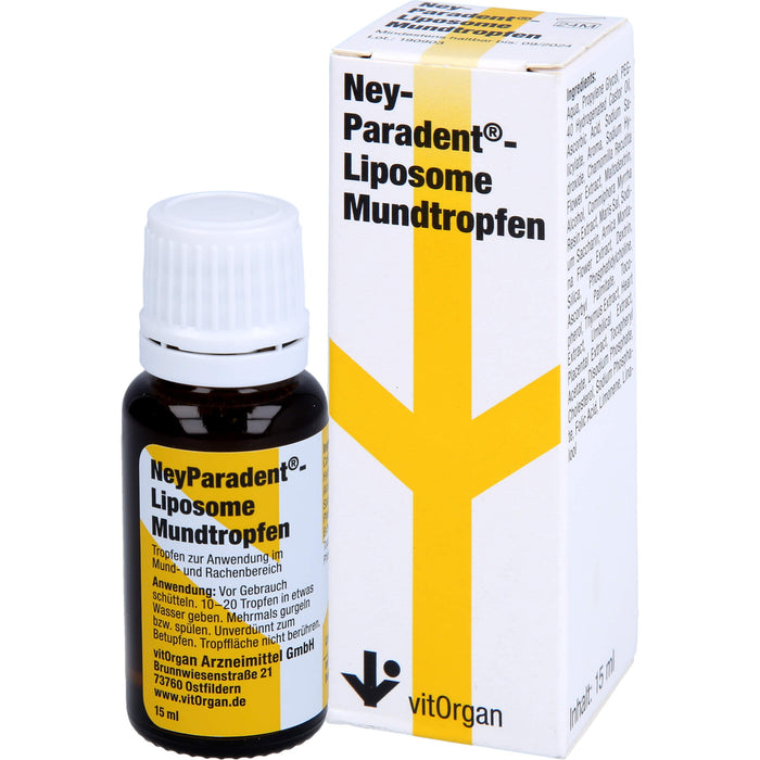 NeyParadent Liposome Mundtropfen, 15 ml Solution