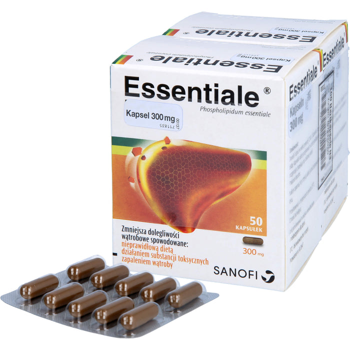 EMRA-MED Essentiale Kapseln 300 mg bei akuten und chronischen Lebererkrankungen Reimport EMRAmed, 100 pc Capsules