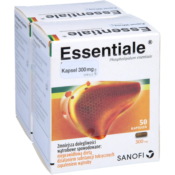 EMRA-MED Essentiale Kapseln 300 mg bei akuten und chronischen Lebererkrankungen Reimport EMRAmed, 100 pc Capsules