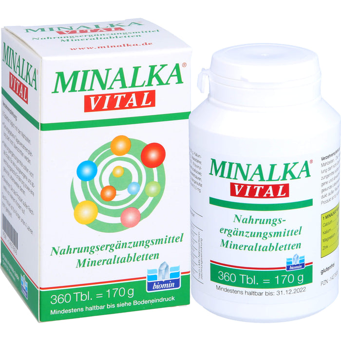 MINALKA vital Mineraltabletten, 360 pcs. Tablets