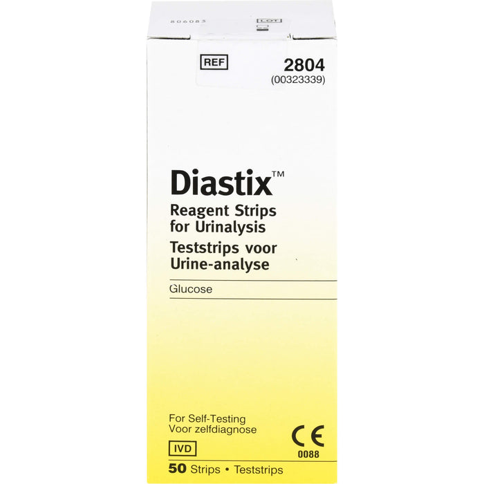 Diastix Teststreifen zur Harnanalyse, 50 pc Bandelettes réactives