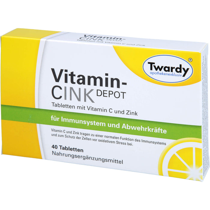 Twardy Vitamin-Cink Depot Tabletten, 40 pcs. Tablets