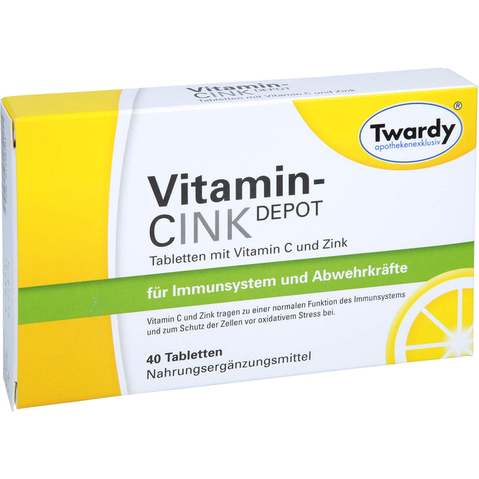 Twardy Vitamin-Cink Depot Tabletten, 40 pcs. Tablets