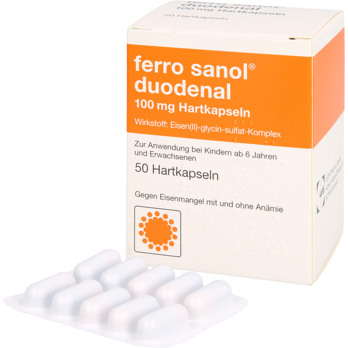 ferro sanol duodenal Kapseln gegen Eisenmangel, 50 pc Capsules