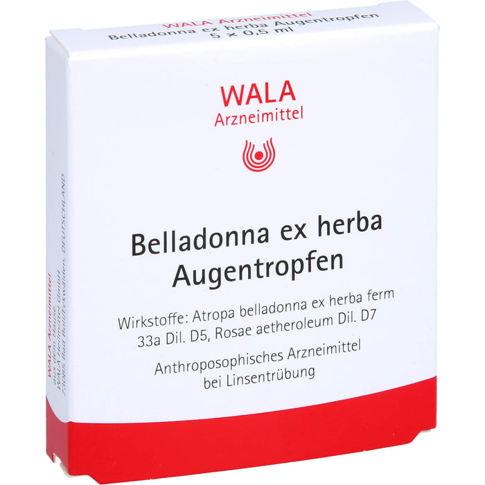 WALA Belladonna ex herba Augentropfen, 5 pc Solution