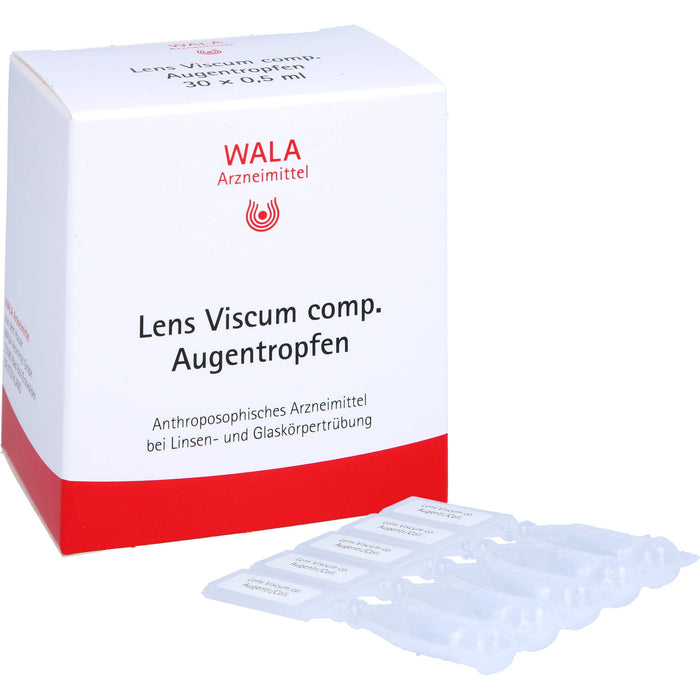 WALA Lens Viscum comp. Augentropfen bei Linsen- und Glaskörpertrübung, 30 pcs. Solution