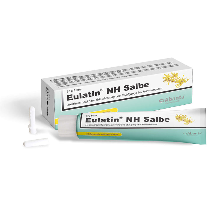 Eulatin NH Salbe zur Erleichterung des Stuhlgangs bei Hämorrhoiden, 30 g Salbe