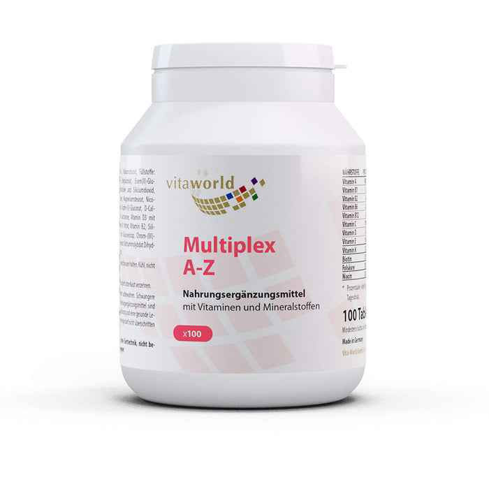 Vitaworld Multiplex Multivitamin A-Z Tabletten, 100 St. Tabletten