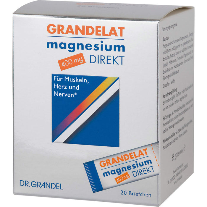 Grandelat Magnesium direkt 400 mg Briefchen, 20 pc Sachets