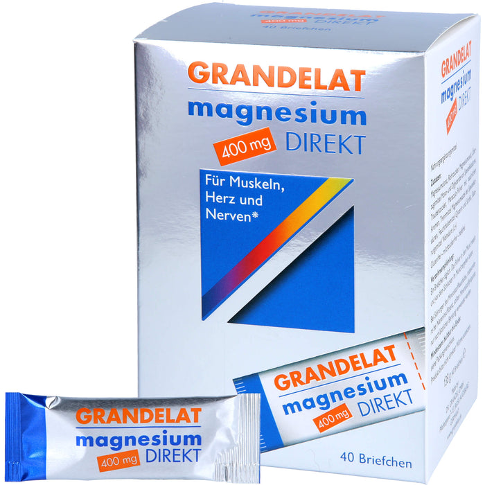 Grandelat Magnesium direkt Briefchen, 40 pcs. Sachets