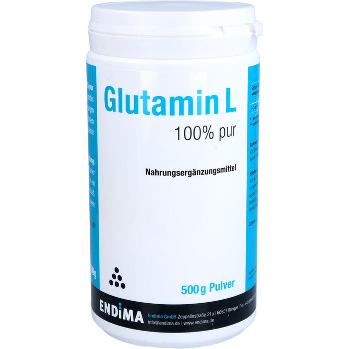 ENDIMA Glutamin L 100% PUR Pulver, 500 g Poudre