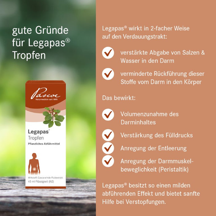 Legapas Tropfen Abführmittel, 45 ml Lösung