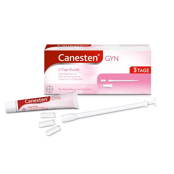 Canesten Gyn 3-Tage-Kombi Vaginaltabletten und Creme, 1 pcs. Combipack