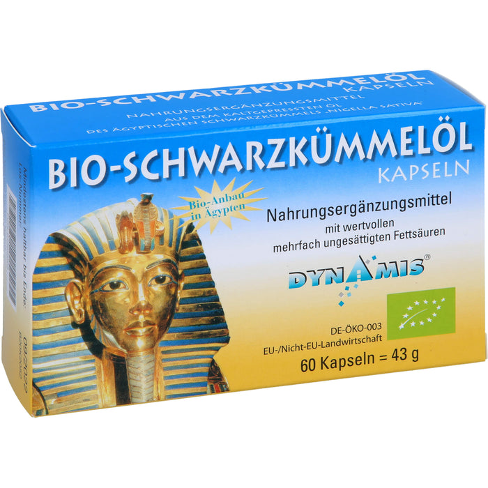 DYNAMIS Bio-Schwarzkümmelöl Kapseln, 60 St. Kapseln