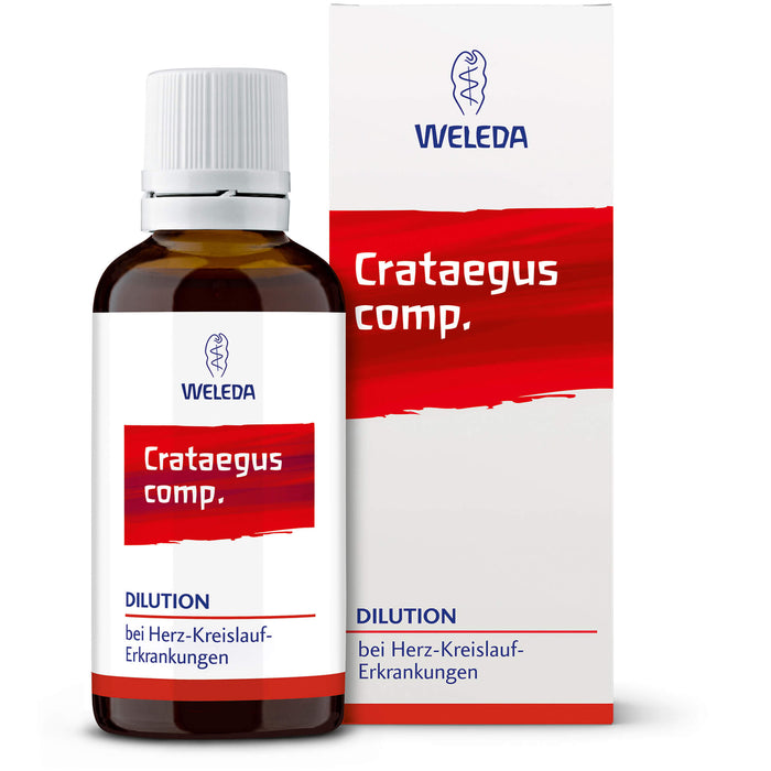 WELEDA Crataegus comp. Dilution bei Herz-Kreislauf-Erkrankungen, 50 ml Solution