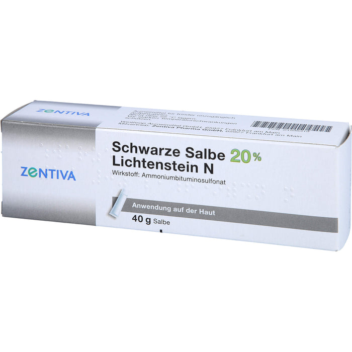 Schwarze Salbe 20% Lichtenstein N, 40 g Ointment