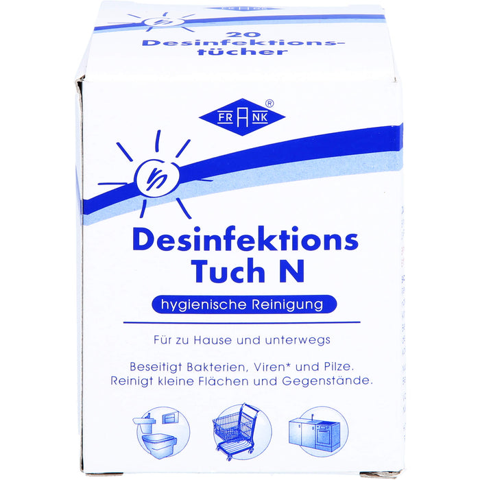 FRANK Desinfektions-Tuch N, 20 St. Tücher