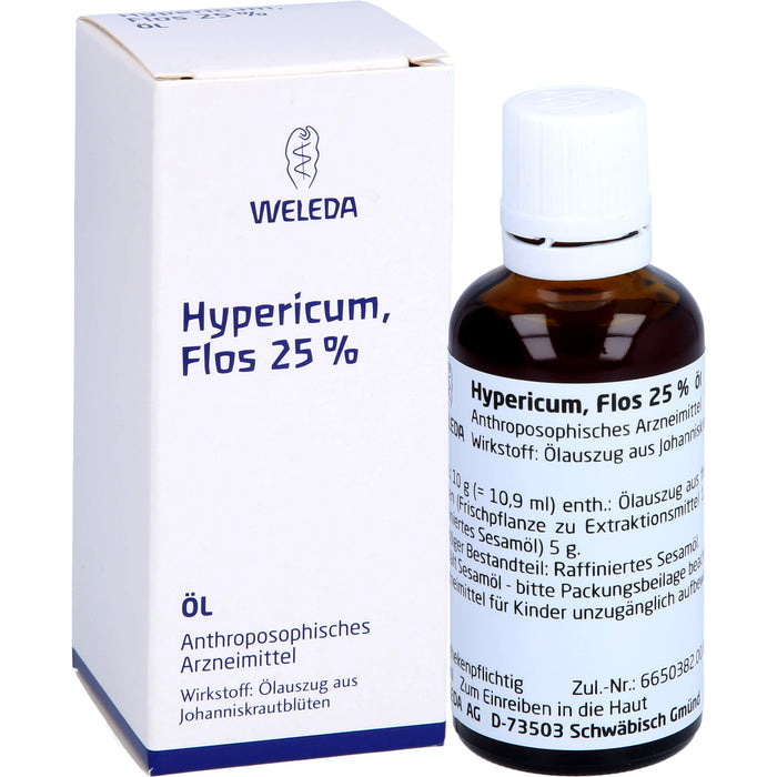 WELEDA Hypericum, Flos 25 % Öl, 50 ml Öl