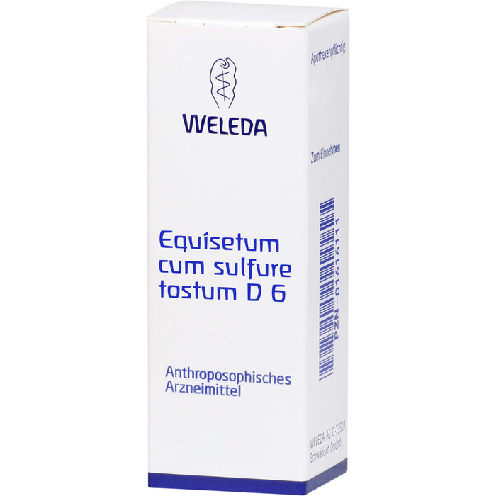 WELEDA Equisetum cum Sulfure tostum D6 Verreibung, 20 g Poudre