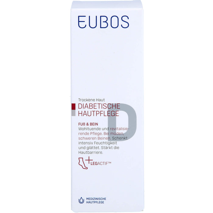 EUBOS Diabetische Hautpflege Fuß + Bein, 100 ml Cream