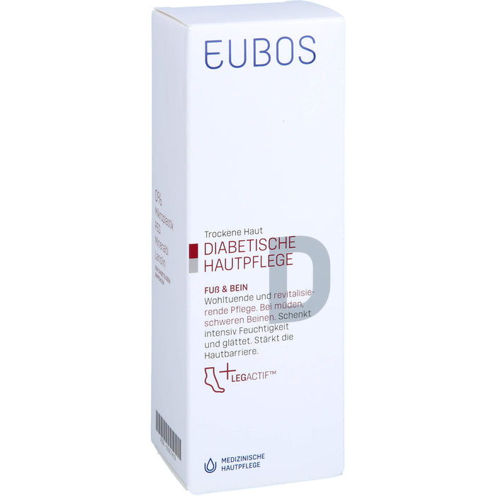 EUBOS Diabetische Hautpflege Fuß + Bein, 100 ml Cream