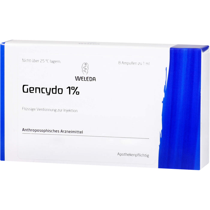 WELEDA Gencydo 1 % Injektionslösung bei allergischen Erkrankungen, 8 pc Ampoules