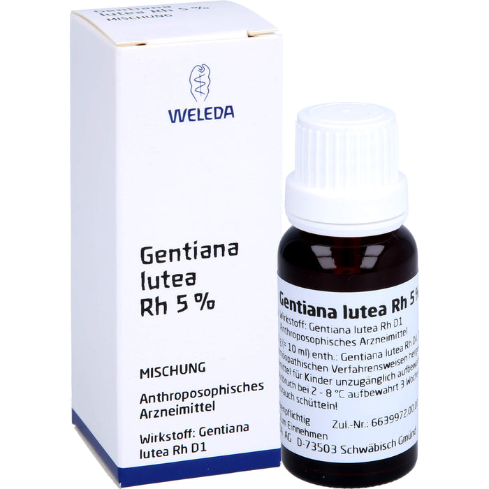 Gentiana lutea RH Presssaft 5% Weleda Dil., 20 ml MIS