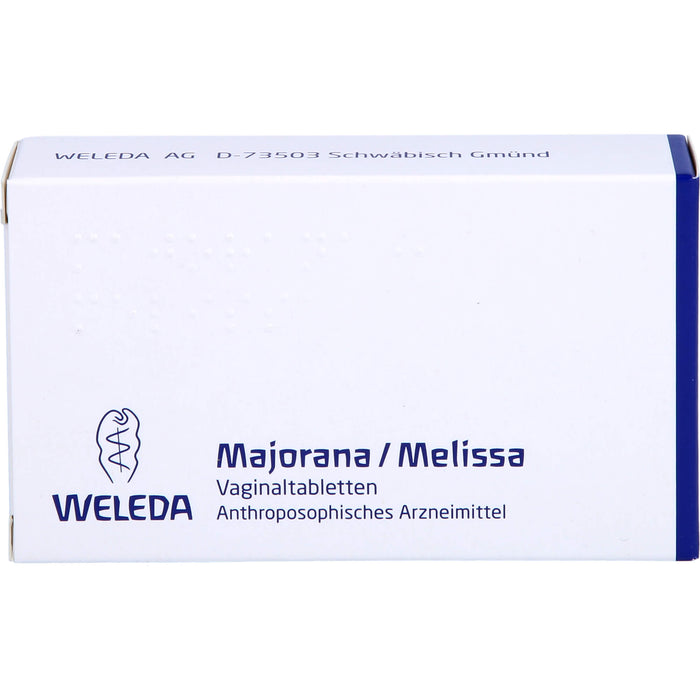 WELEDA Majorana / Melissa Vaginaltabletten, 10 pcs. Tablets