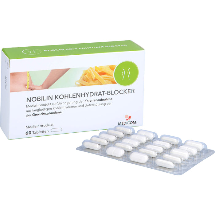 PhaSeo NOBILIN Kohlenhydrat-Blocker Tabletten, 60 pcs. Tablets