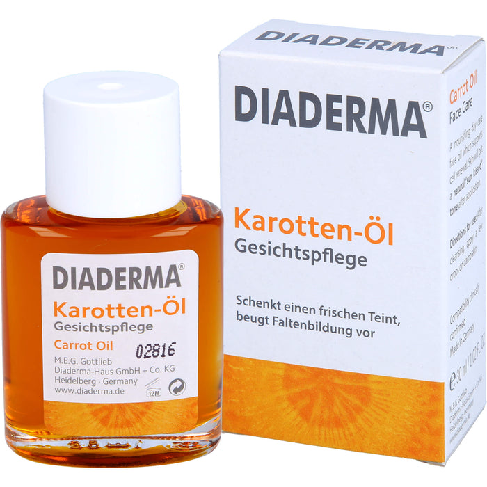 DIADERMA Karotten-Öl Gesichtspflege, 30 ml Huile