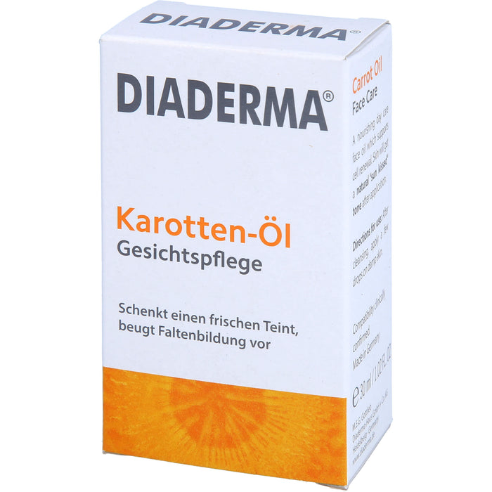 DIADERMA Karotten-Öl Gesichtspflege, 30 ml Huile