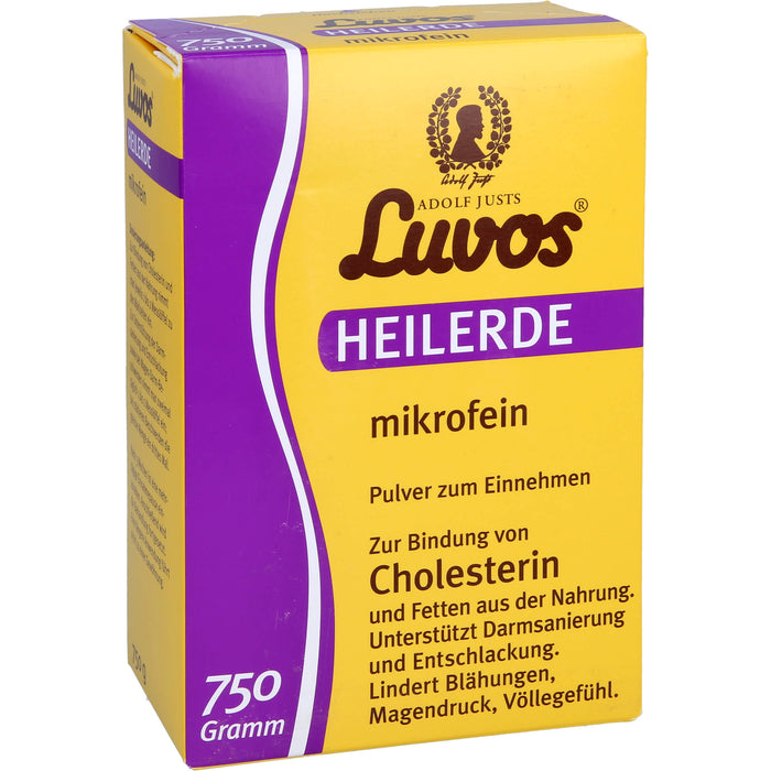 Luvos Heilerde mikrofein Pulver Cholesterin, 750 g Pulver