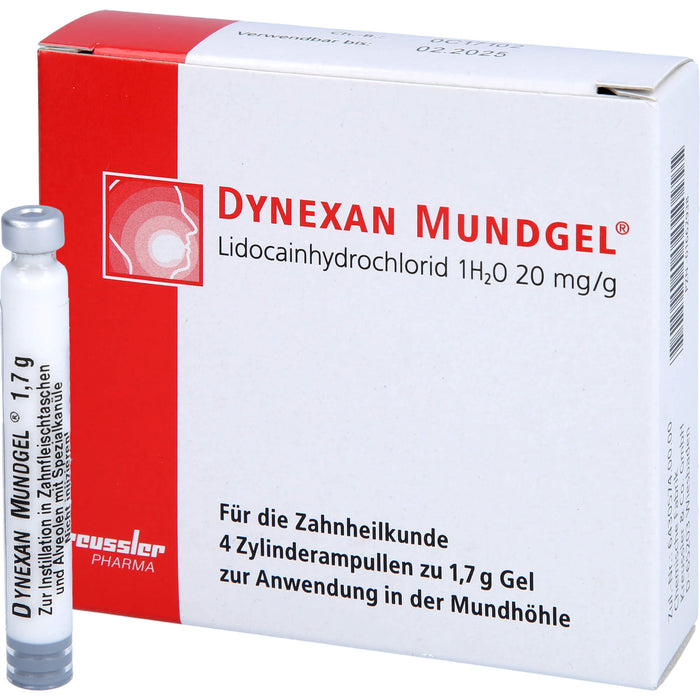 DYNEXAN Mundgel, 2% Gel, 4X1.7 g GEL