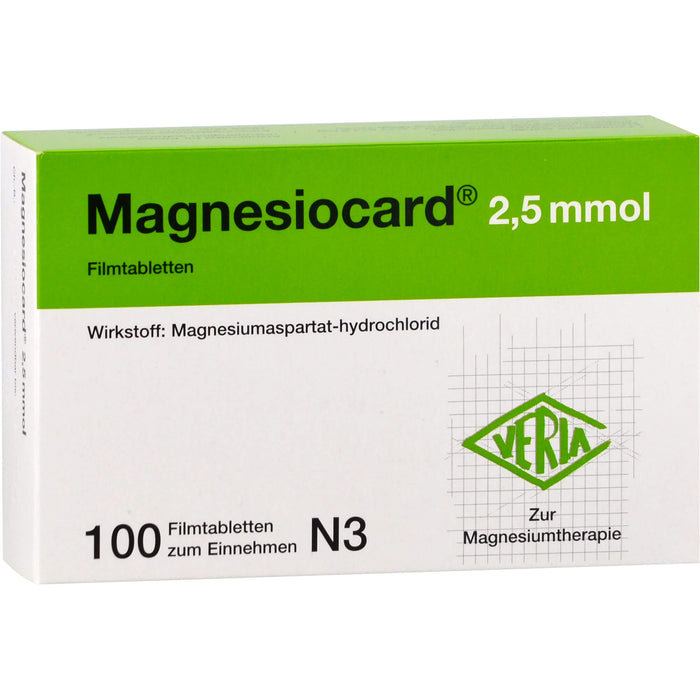 Magnesiocard 2,5 mmol Filmtabletten, 100 pcs. Tablets