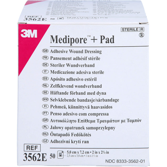 Medipore plus Pad steriler Wundverband 3562E, 50 St VER