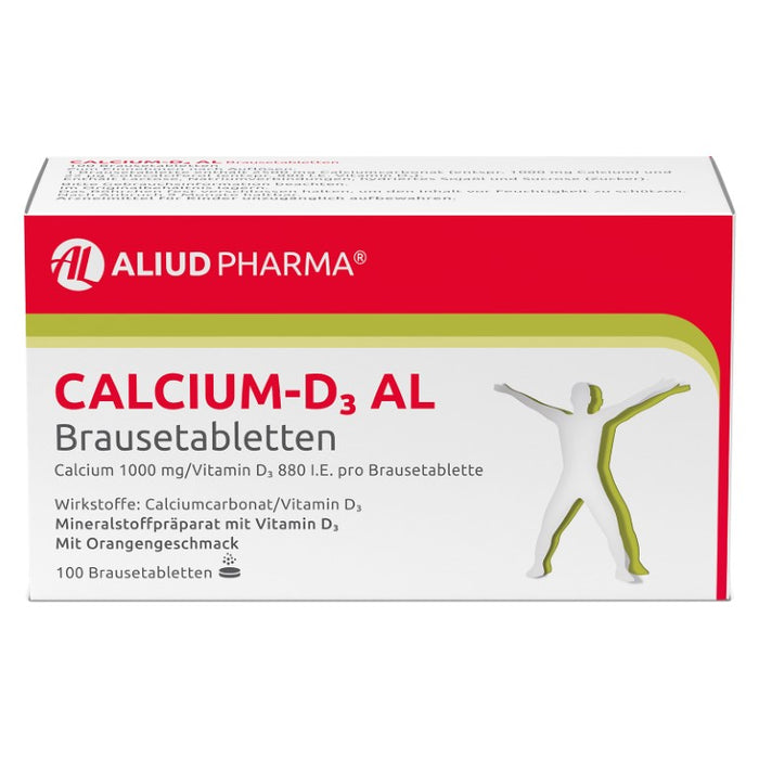 Calcium-D3 AL Brausetabletten, 100 pc Tablettes