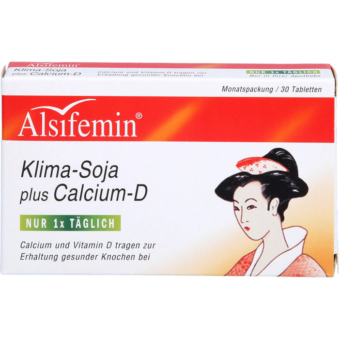 Alsifemin Klima-Soja plus Calcium-D Tabletten, 30 St. Tabletten