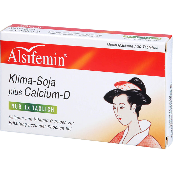 Alsifemin Klima-Soja plus Calcium-D Tabletten, 30 pc Tablettes