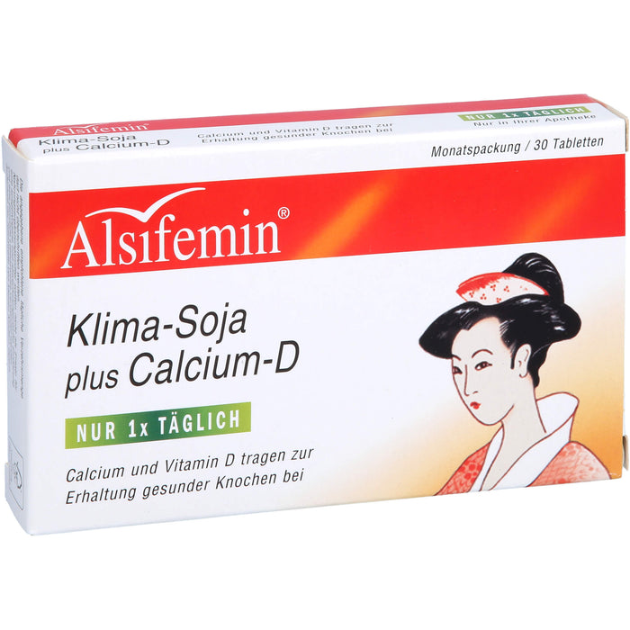 Alsifemin Klima-Soja plus Calcium-D Tabletten, 30 pcs. Tablets