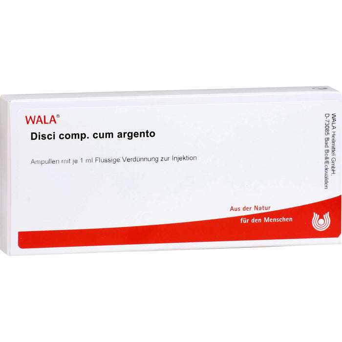 WALA Disci comp. cum Argento flüssige Verdünnung, 10 pc Ampoules