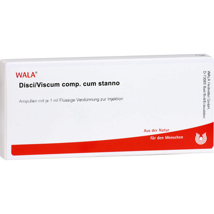 WALA Disci/Viscum comp. cum Stanno flüssige Verdünnung, 10 pc Ampoules