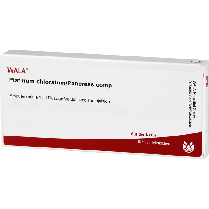 WALA Platinum chloratum/Pancreas comp. Ampullen, 10 St. Ampullen