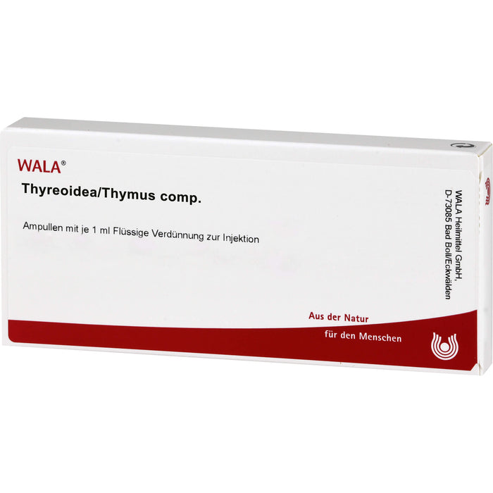 Thyreoidea/Thymus comp. Wala Ampullen, 10X1 ml AMP