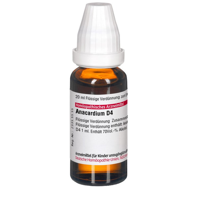 DHU Anacardium D4 Dilution, 20 ml Lösung