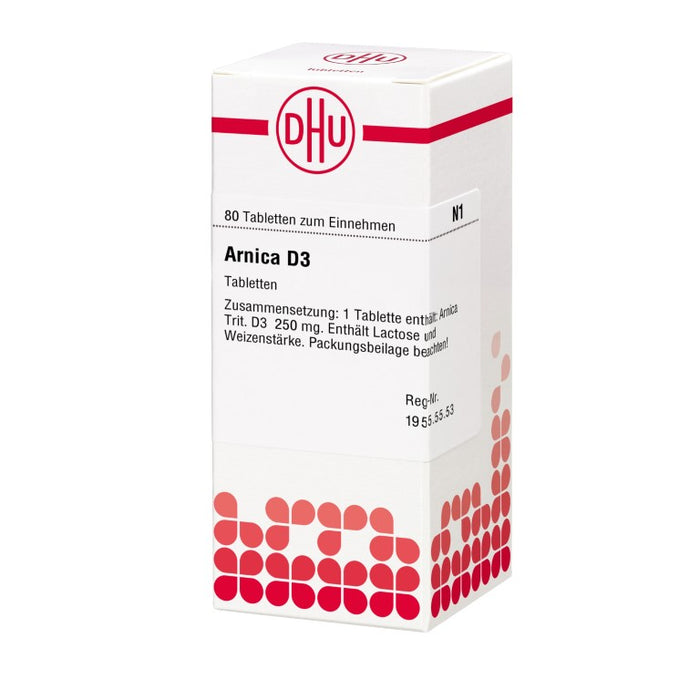 DHU Arnica D3 Tabletten, 80 pc Tablettes