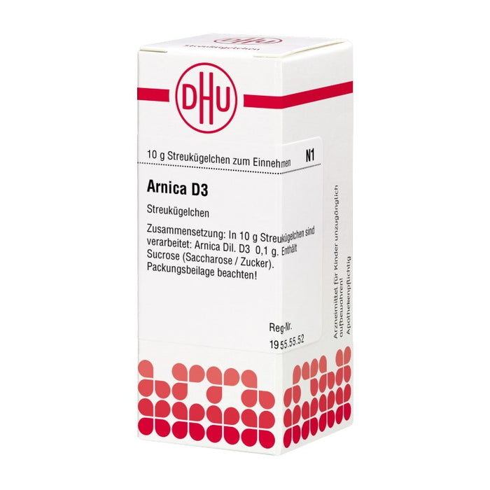 DHU Arnica D3 Streukügelchen, 10 g Globuli