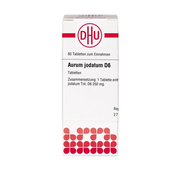 DHU Aurum jodatum D6 Tabletten, 80 pcs. Tablets