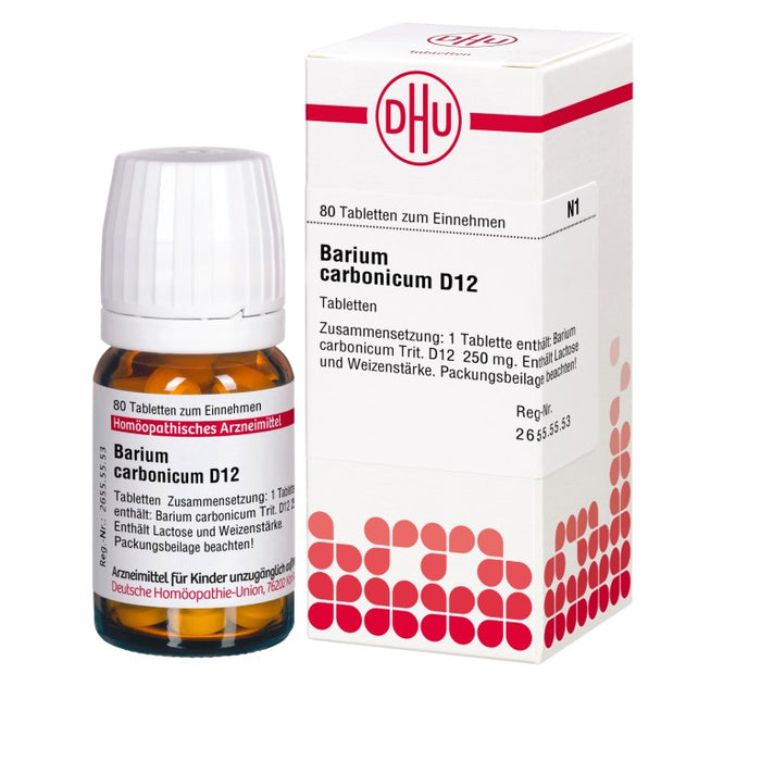 DHU Barium carbonicum D12 Tabletten, 80 pc Tablettes