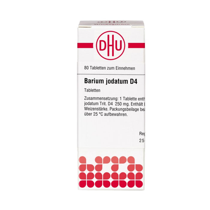 DHU Barium jodatum D4 Tabletten, 80 pc Tablettes