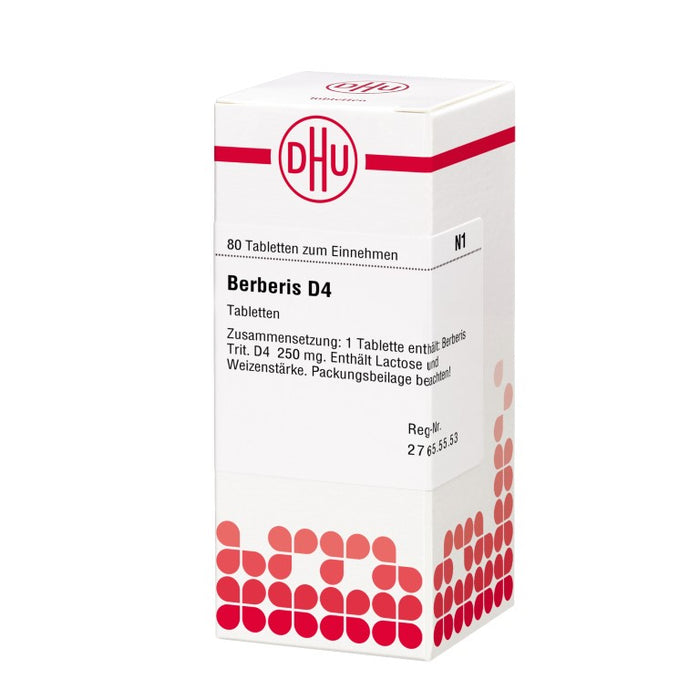 DHU Berberis D4 Tabletten, 80 pcs. Tablets